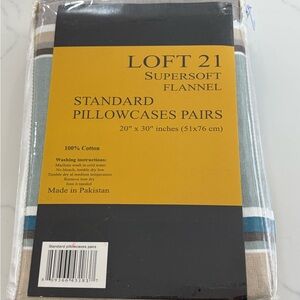 LOFT 21 Supersoft Flannel standard Pillowcases